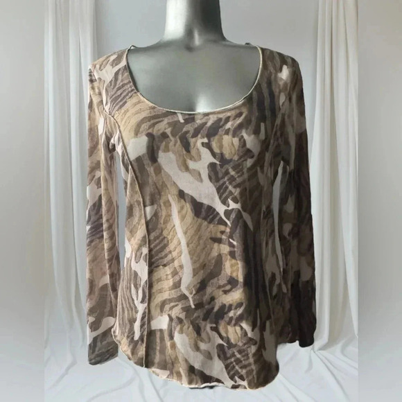 FREE 💎💟Brown Camouflage Top - Picture 3 of 14